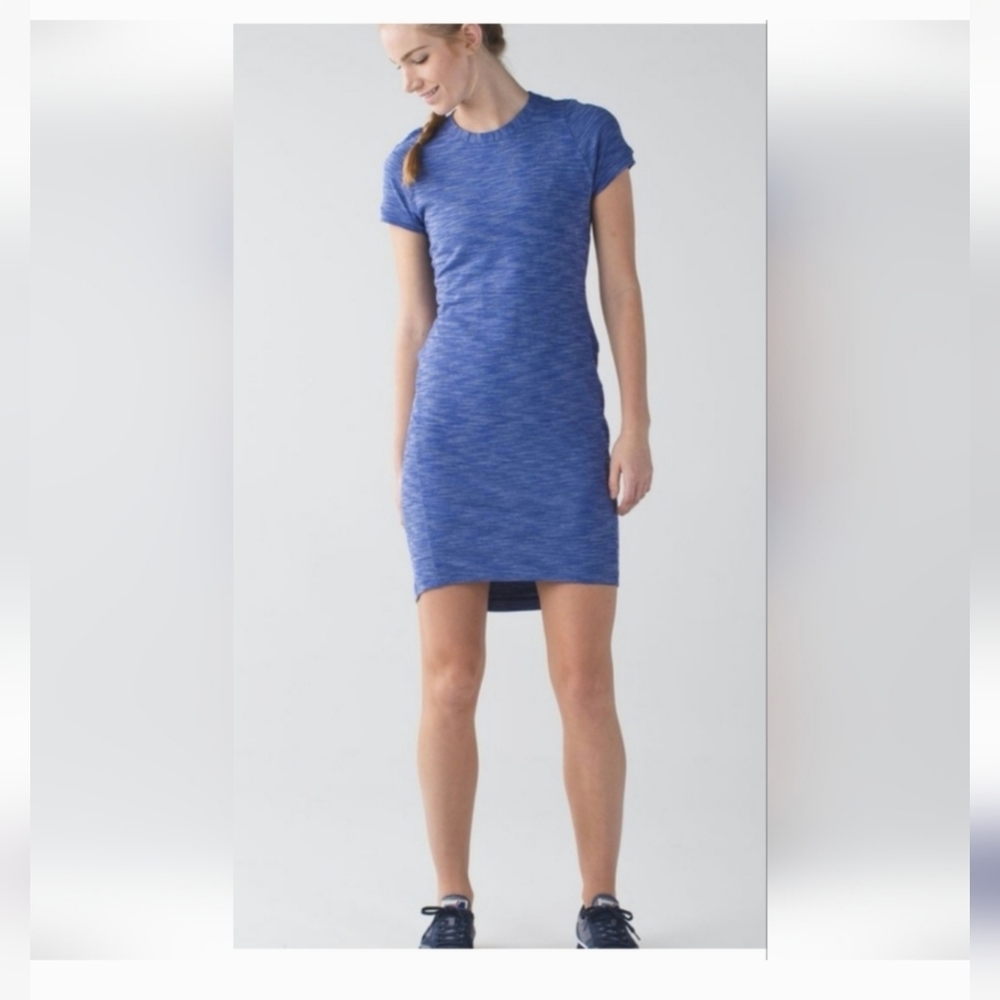 LULULEMON & GO WHERE TO HEATHERED  SHORT SLEEVE